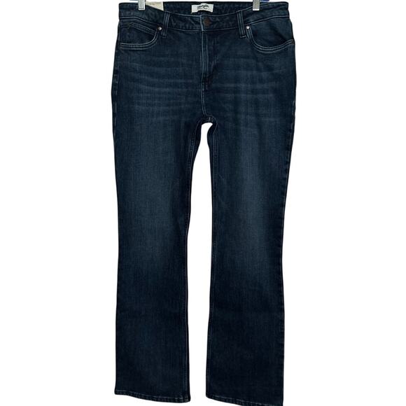 Wrangler Retro Women's Mae Mid-Rise Boot Cut Jeans Decorative Pockets Size 32x34 - Picture 1 of 8
